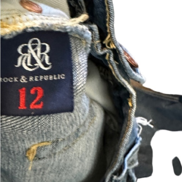 Rock & Republic‎ Hula Distressed Denim Shorts - Picture 6 of 7